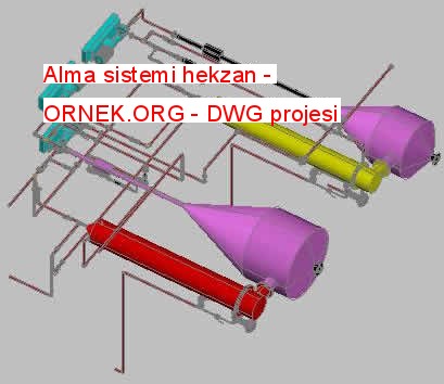 Proje Sitesi Alma Sistemi Hekzan Autocad Projesi