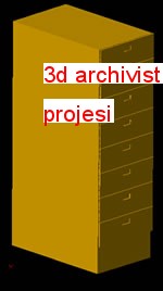 3d archivist Autocad Çizimi