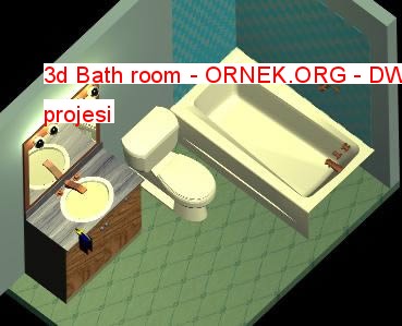 3d Bath room