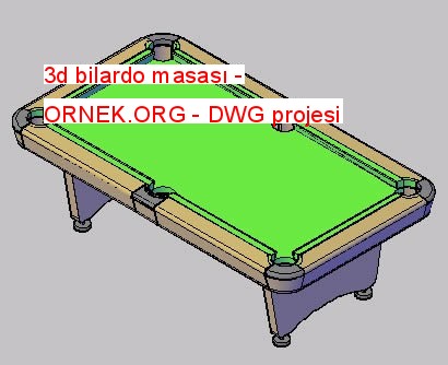 3d bilardo masası