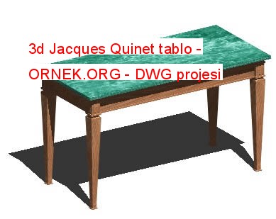 3d Jacques Quinet tablo
