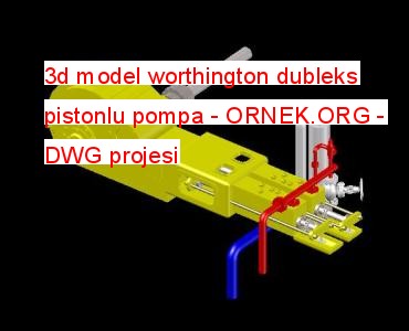 3d model worthington dubleks pistonlu pompa