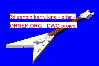 3d zengin kerry king - gitar