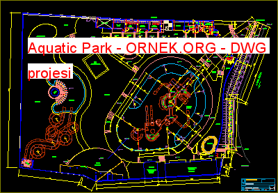 Aquatic Park Autocad Çizimi