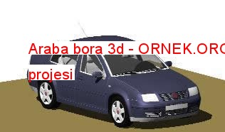 Araba bora 3d