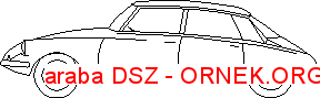 araba DSZ Autocad Çizimi