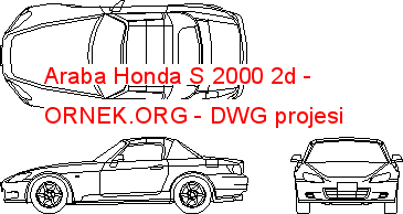 Araba Honda S 2000 2d