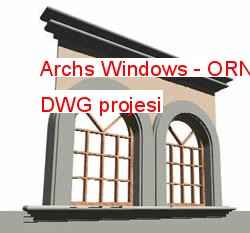 Archs Windows Autocad Çizimi