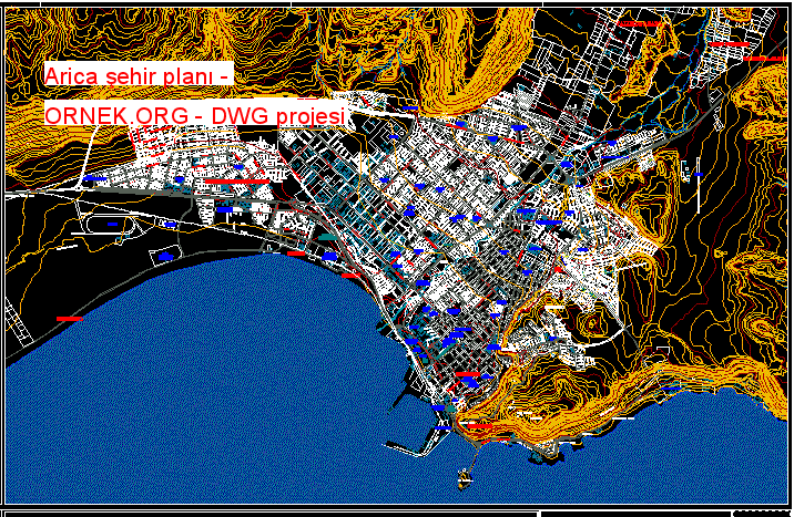 Arica şehir planı