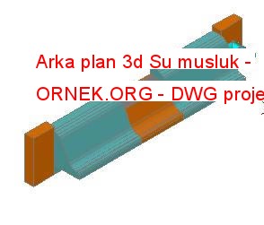 Arka plan 3d Su musluk