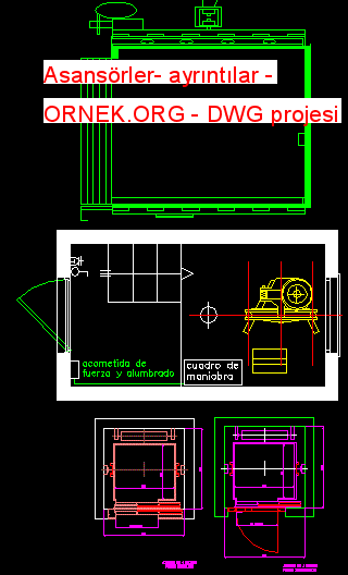 Asansörler- ayrıntılar