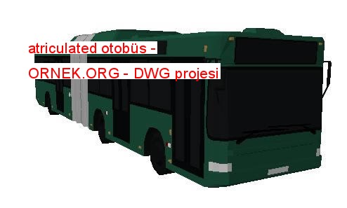 atriculated otobüs Autocad Çizimi