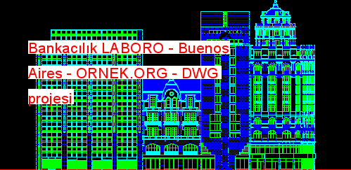 Bankacılık LABORO - Buenos Aires Autocad Çizimi
