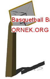 Basquetball Basket - 3d Autocad Çizimi