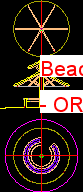 Beach'in bar ve yüzme havuzu Autocad Çizimi