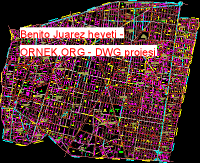 Benito Juarez heyeti Autocad Çizimi