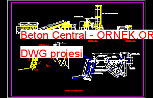Beton Central Autocad Çizimi