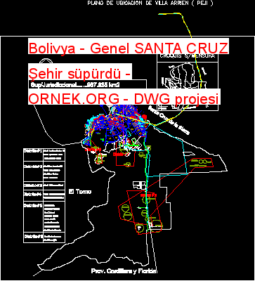 Bolivya - Genel SANTA CRUZ Şehir süpürdü