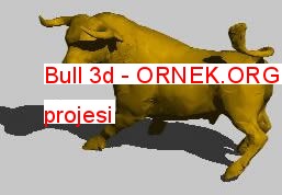Bull 3d Autocad Çizimi
