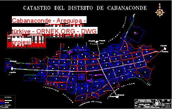 Cabanaconde - Arequipa - türkiye Autocad Çizimi