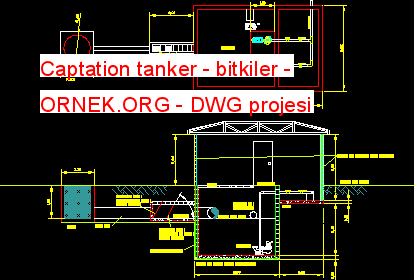 Captation tanker - Planlar Autocad Çizimi