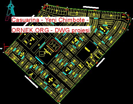 Casuarina - Yeni Chimbote Autocad Çizimi