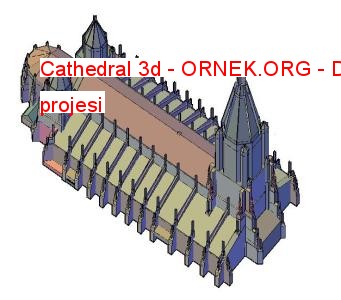 Cathedral 3d Autocad Çizimi
