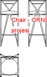 Chair Autocad Çizimi