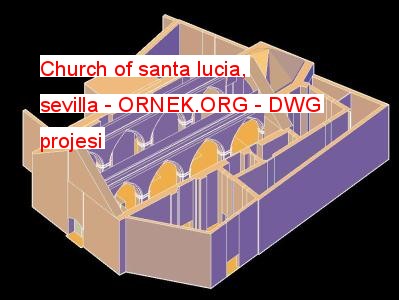 Church of santa lucia, sevilla