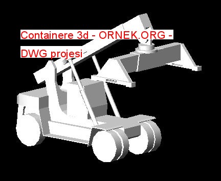 Containere 3d Autocad Çizimi