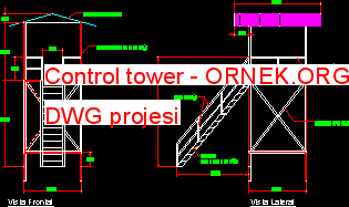 Control tower Autocad Çizimi
