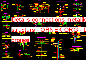 Details connections metalik structurs