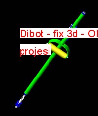 Dibot - fix 3d Autocad Çizimi