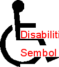 Disabilitie kişi için Sembol park Autocad Çizimi