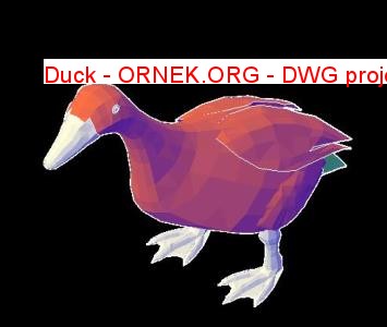 Duck Autocad Çizimi
