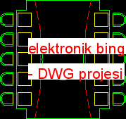 elektronik bingo Autocad Çizimi