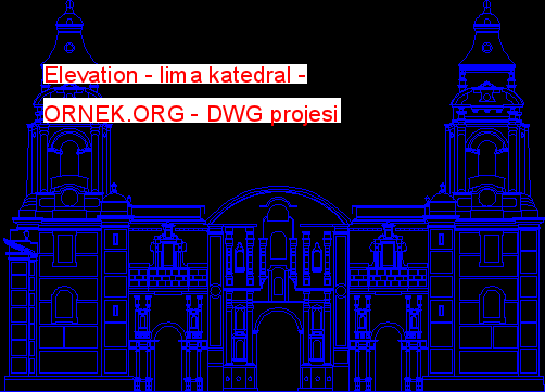Elevation - lima katedral