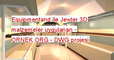 Equipmentand ile Jewler 3D malzemeler uygulanan