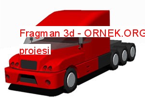 Fragman 3d Autocad Çizimi