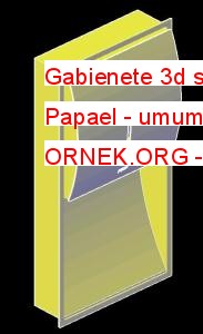 Gabienete 3d sağlamak Papael - umumi tuvalet Autocad Çizimi