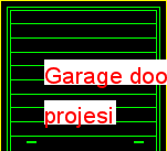 Garage door Autocad Çizimi