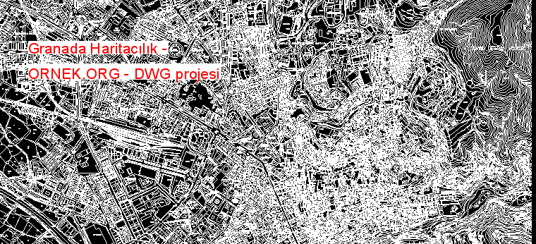 Granada Haritacılık Autocad Çizimi