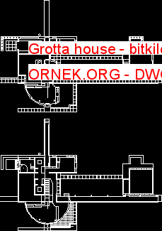 Grotta house - Planlar