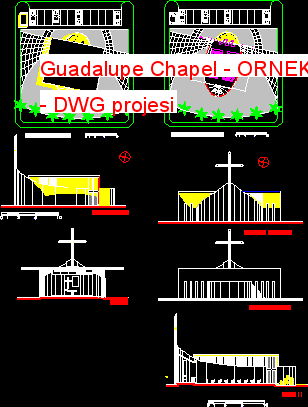 Guadalupe Chapel Autocad Çizimi