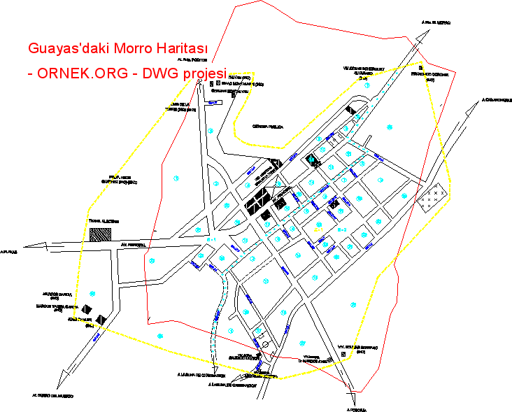 Guayas'daki Morro Haritası