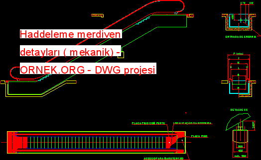 Haddeleme merdiven detayları ( mekanik)