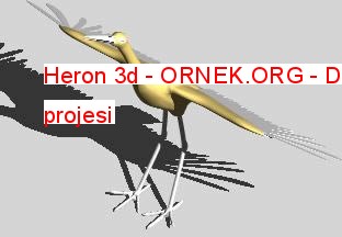Heron 3d Autocad Çizimi