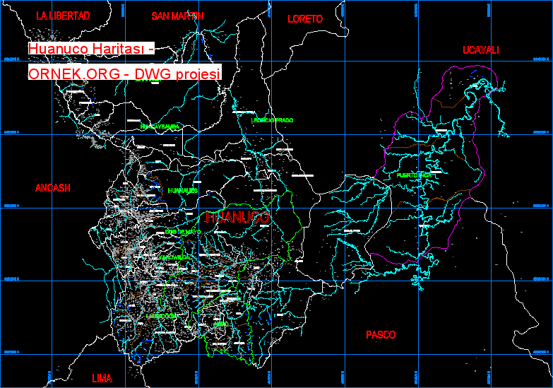Huanuco Haritası
