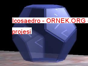 Icosaedro Autocad Çizimi