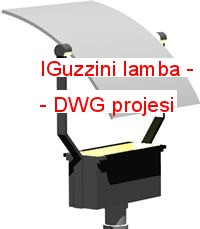 IGuzzini lamba - 2 Autocad Çizimi
